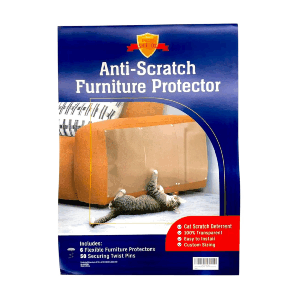 Anti-Scratch Furniture Protector, Transparent & Flexible, Length 43 Width 30.5