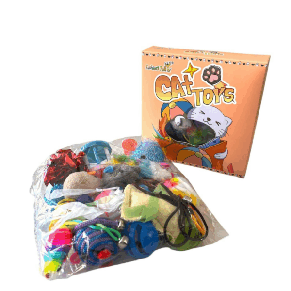 Variety Of Cat Toys Pack For Kitty 20 Pcs