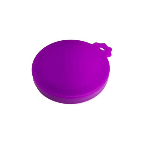 Pet Food Can Cover, save re-usable, purple color