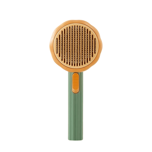 Pet Grooming Brush Easy To Use Orange Color