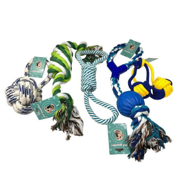 Interactive Rope And Chew Toys For Dogs, Deluxe And Durable