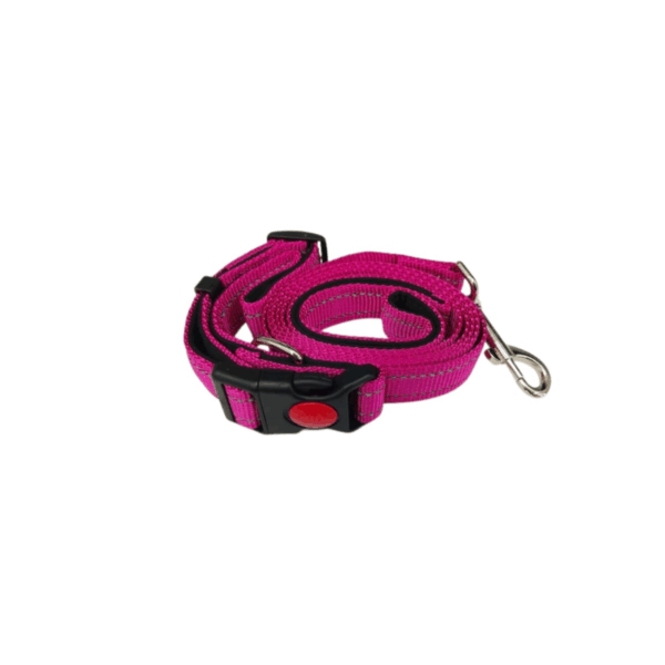 Dog leash Fushia color, 140 cm