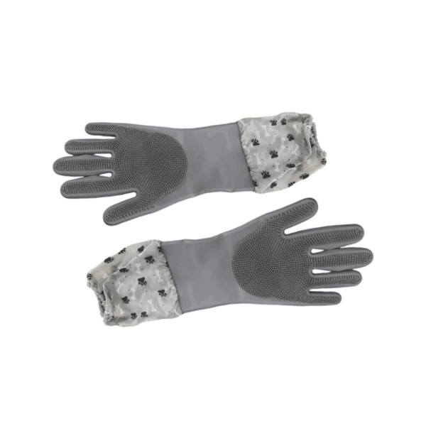 Pet Grooming Washing Silicone Heat Resistant Gloves
