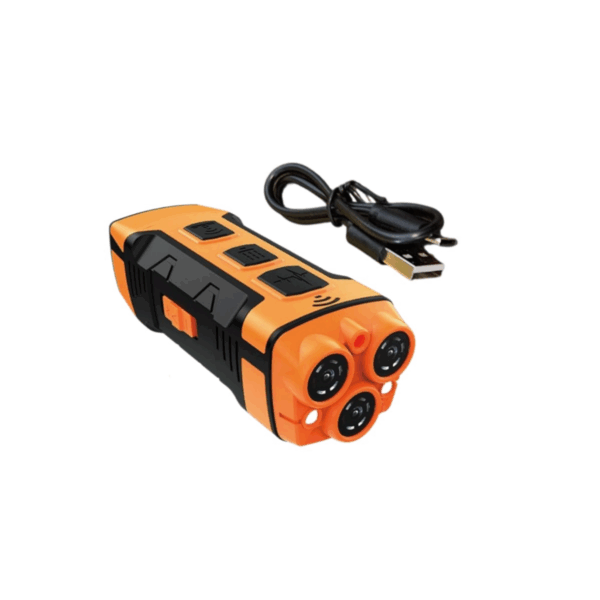 Dog Trainer – Portable & Rechargeable, Orange and Black