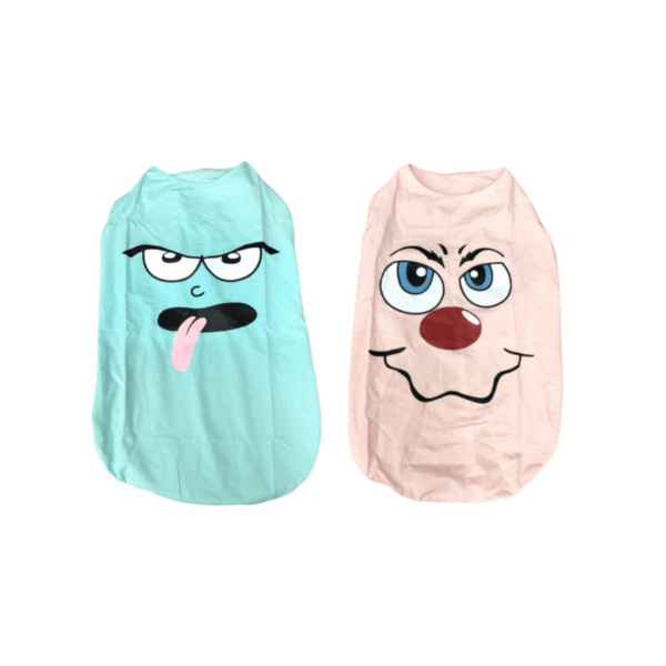 Summer Pet Shirts Pink &bleu 4xl- Set 2pc