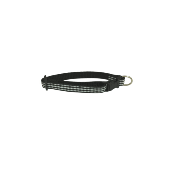 Pet collar , Adjustable 11 cm , small size , black color