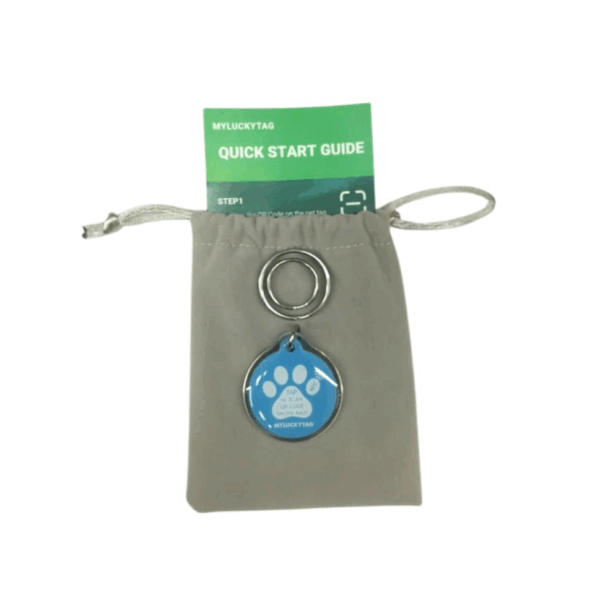 Elegant Pet ID Tag – QR Technology for Quick Location Tracking
