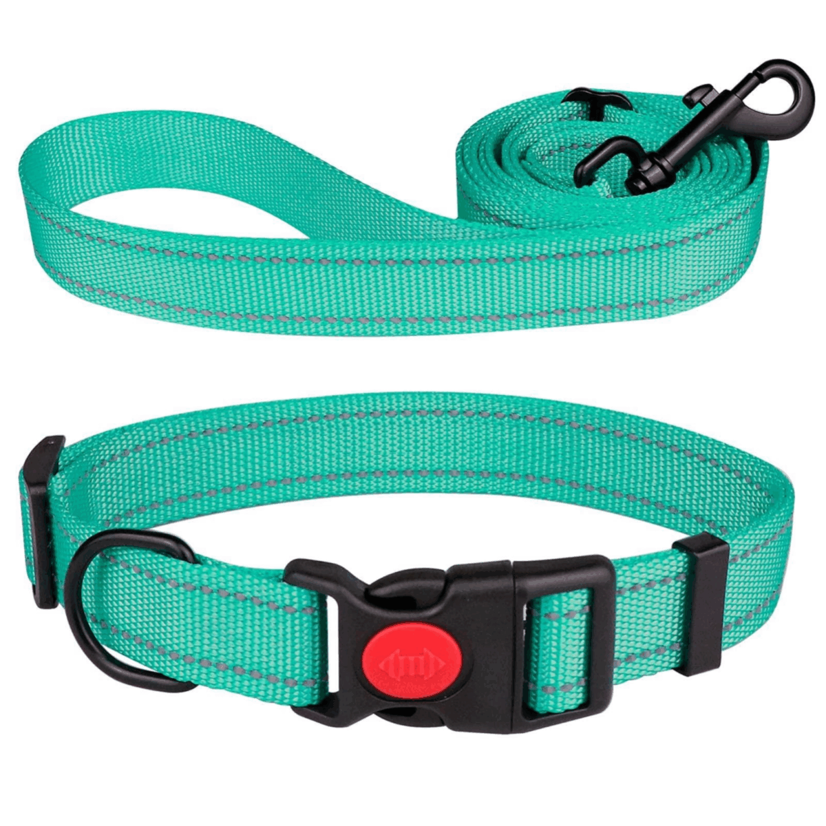 Durable & Stylish Dog Collar and Leash Set – Medium Size, leash Length:140cm, collar length 40cm