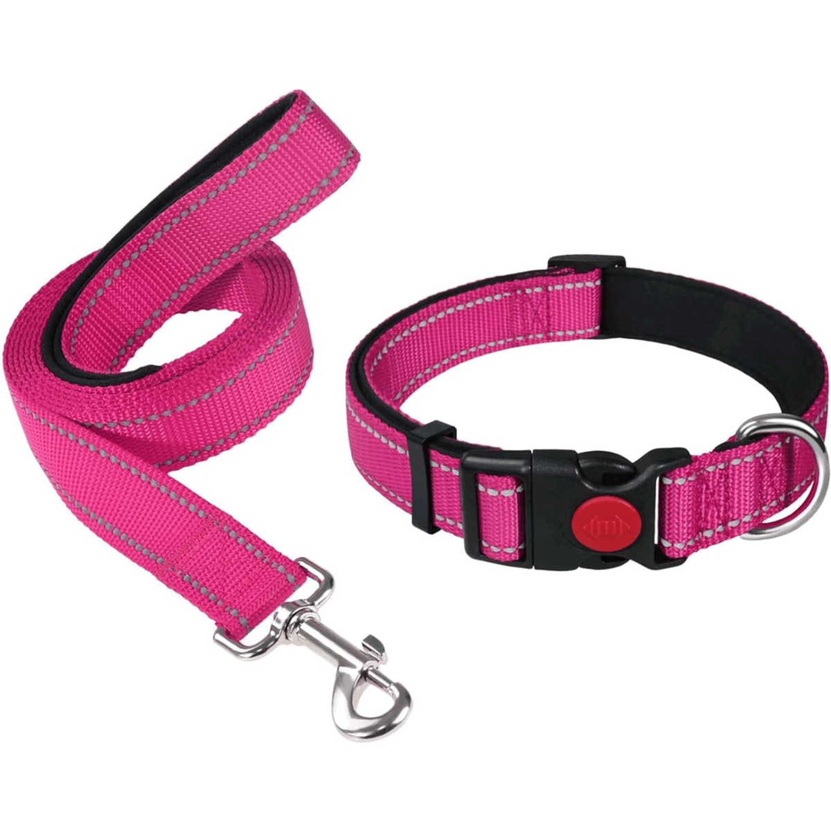 Durable & Stylish Dog Collar and Leash Set – Medium Size, leash Length:140cm, collar length 40cm
