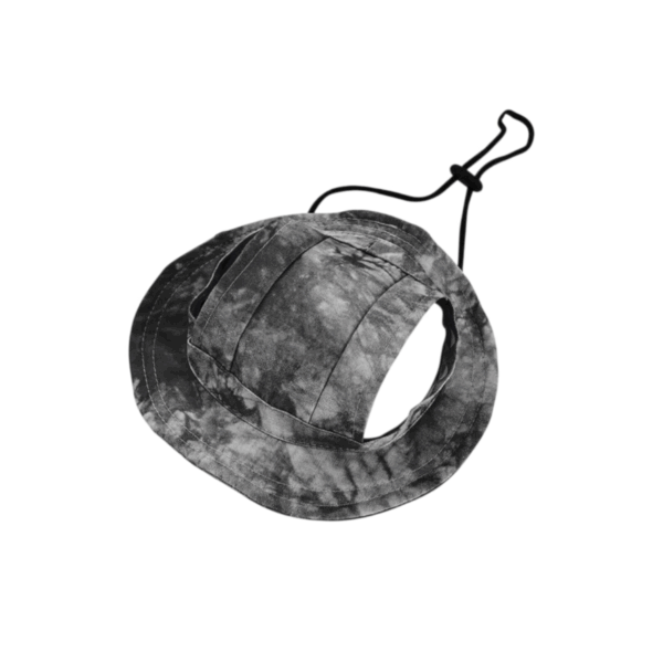 Stylish Black & Gray Hat – Soft & Chic Look For Your Pet, Small Size