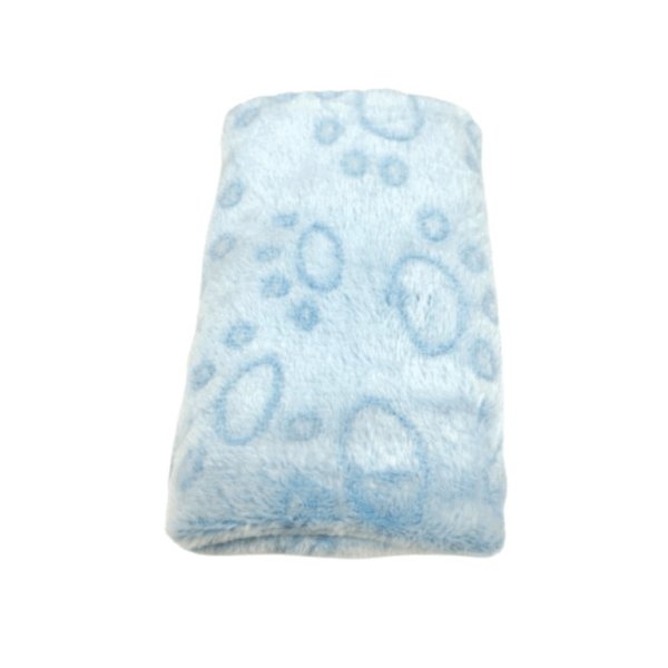 Blanket with Colorful Paw Prints – Cozy Comfort for Your Pet, Length 75cm Width 55cm