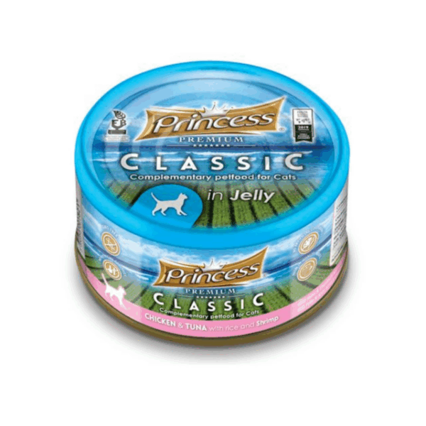 Princess Premium Complementary Chicken & Tuna With Rice & Shrimp Cat Wet Food 170G