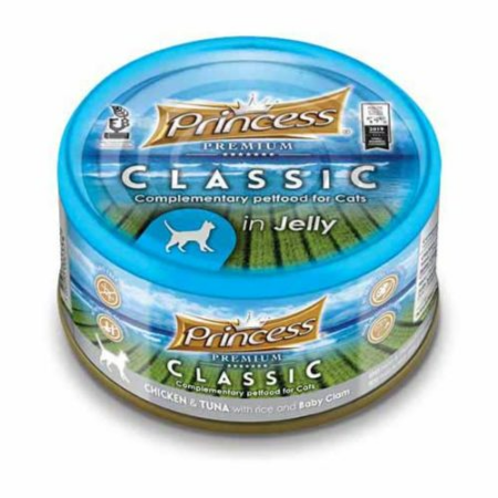Princess Premium Chicken & Tuna With Rice & Baby Clam Cat Wet Food 170G