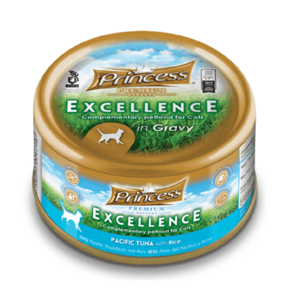 Princess Excellence Pacific Tuna With Rice Cat Wet Food 70G