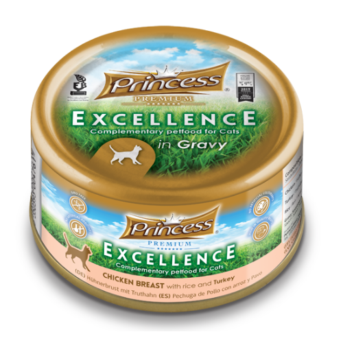 Princess Excellence Chicken Breast With Rice And Turkey 70 G