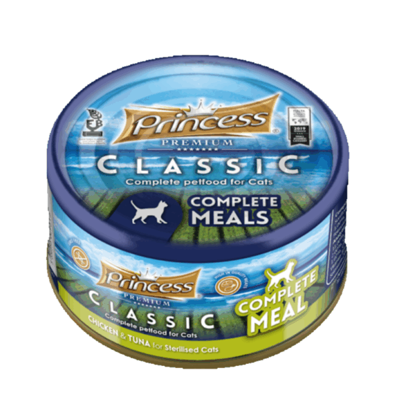 Princess Premium Complete – CHICKEN AND TUNA FOR STERILISED CATS 170 g