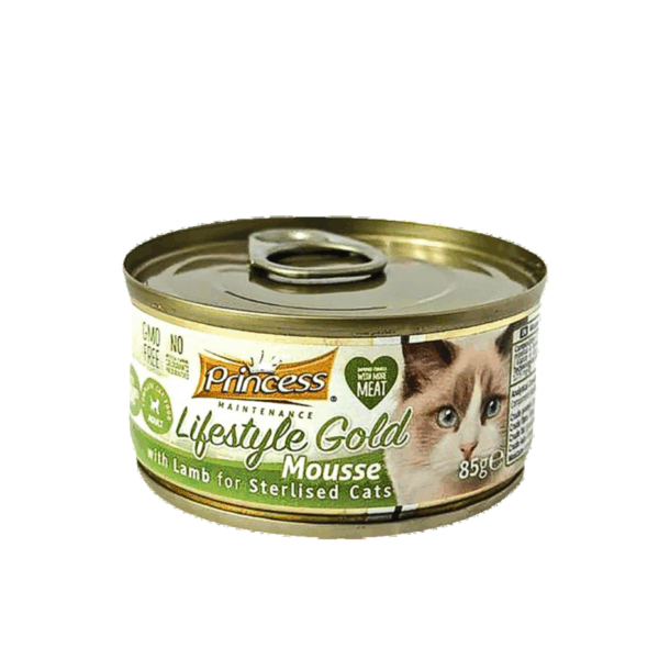 Princess Lifestyle Mousse for Sterilised Cat , With Lamb 85 G