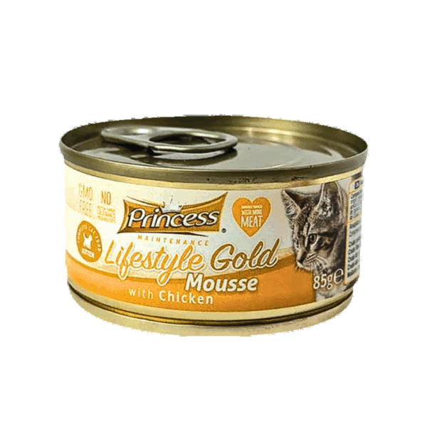 Princess Lifestyle Mousse For Kitten - Chickin 85 g