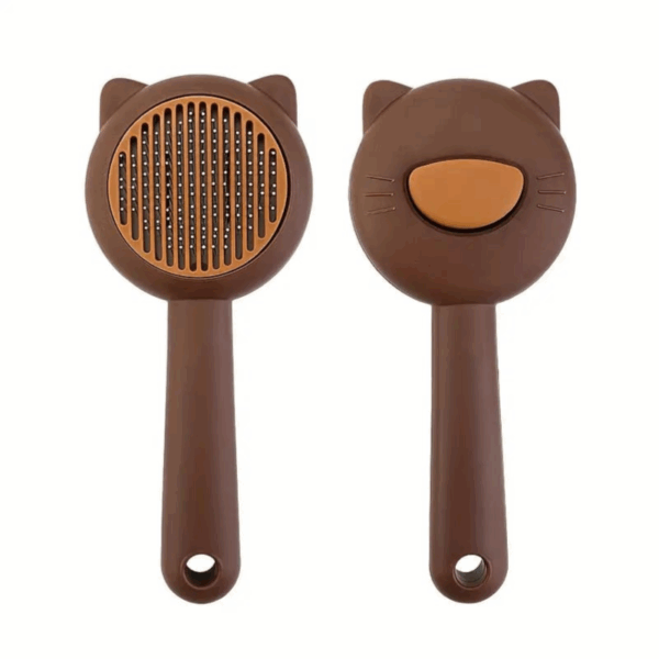 Brown Pet Brush – Gentle Touch for Soft and Healthy Fur