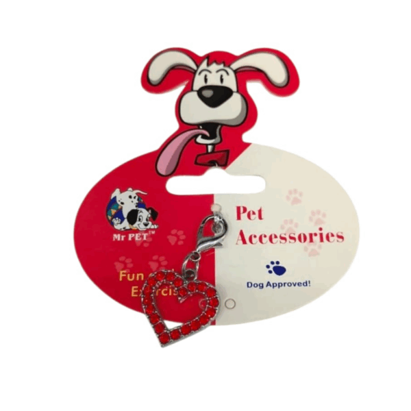 Elegant Pendant with red heart Design