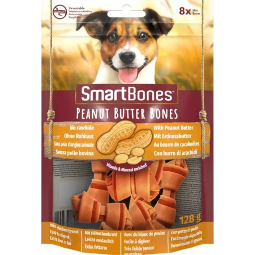 Delicious and healthy snack for dogs made of peanut butter, easy to digest, rich in vitamins and minerals, 128 g