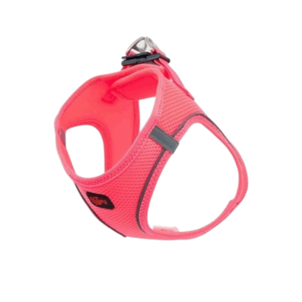 Natura Air Net Harness S size, neon pink produced for small and medium breed dogs