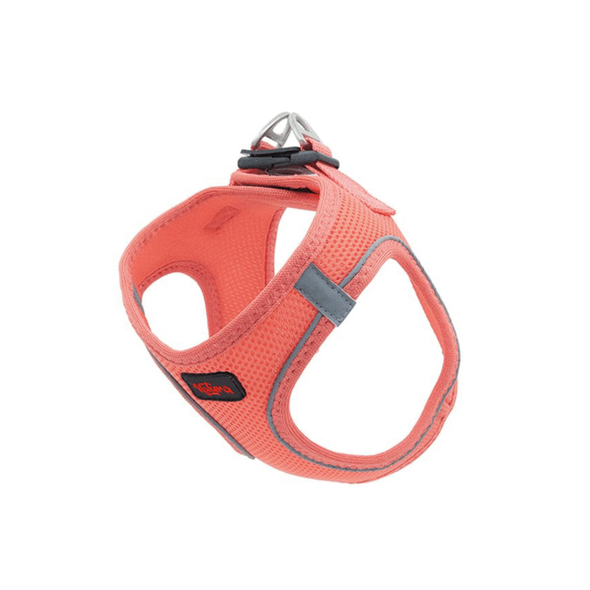 Natura Air Net Harness M size pink color produced for small and medium breed dogs