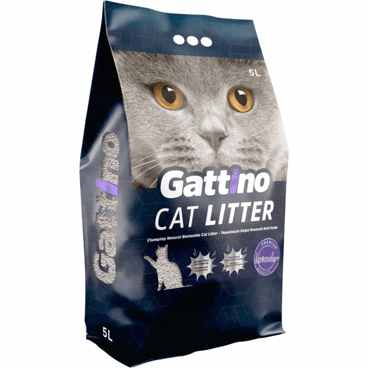 Gattino Cat Litter Lavender Scented 5 L