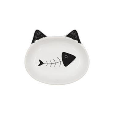 Natura Ceramic Cat Bowl – 200ml, 14cm