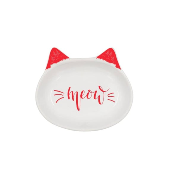 Natura Ceramic Cat Bowl, 200ml, 14cm