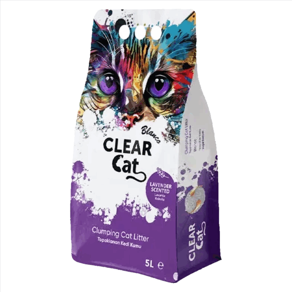 Clear Cat Litter, Lavender Scented 5 L