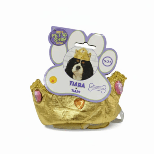 Elegant Gold Crown for Pets