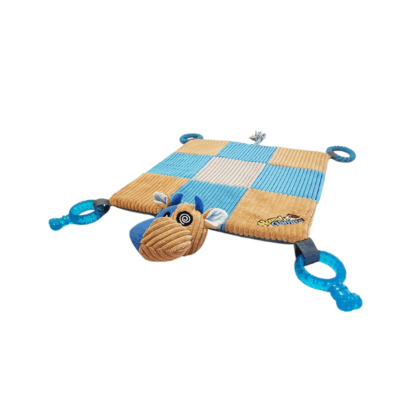 Puppy Play Mat With Teething Toys , Chew Mat - Width 51 cm Length 51 cm