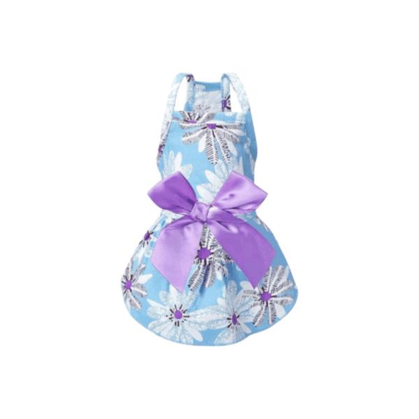Pet Dress With Bow L Size Different Colors