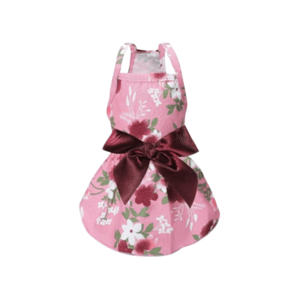 Pet Dress With Bow L Size Different Colors
