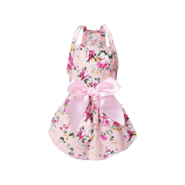 Pet Dress With Bow L Size Different Colors