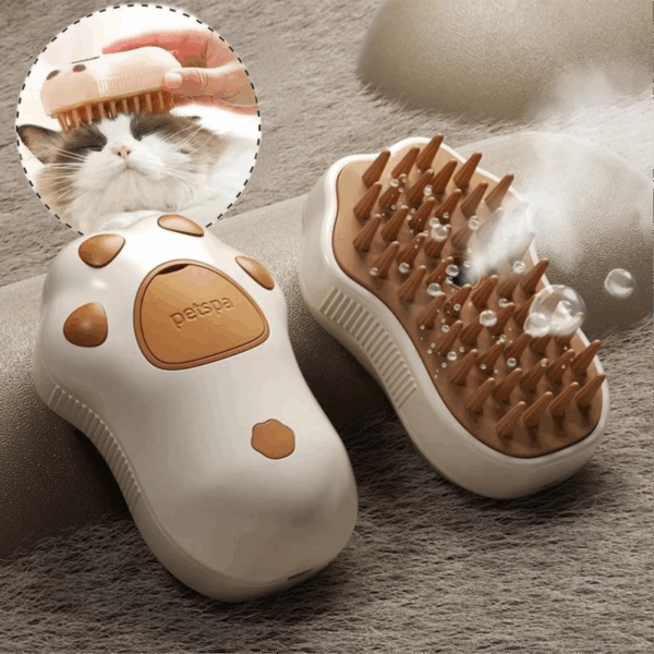 Pet Brush Electric Spray Cat Steam Brush