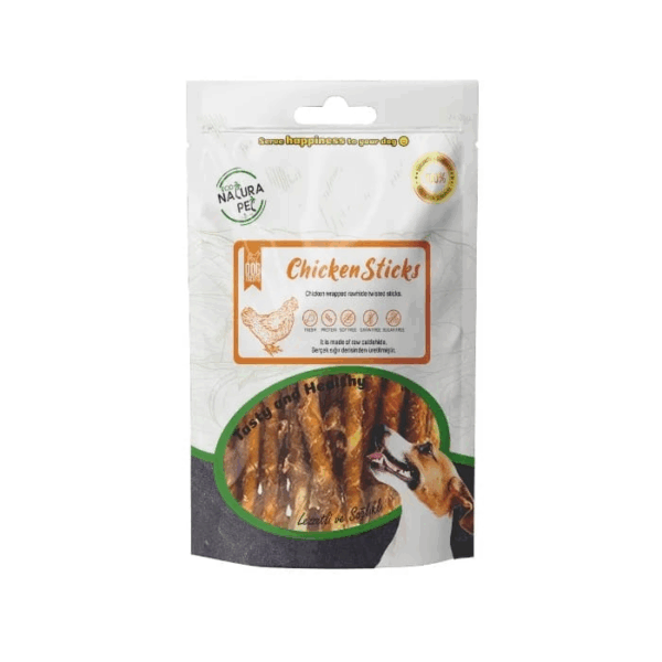 Nutritious and Tasty Chicken Stick Snack for Dogs from Eco Natura – 90g