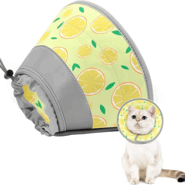 Pet Recovery Collar After Surgery, Soft to Stop Licking, Adjustable, Foldable Lightweight , Small
