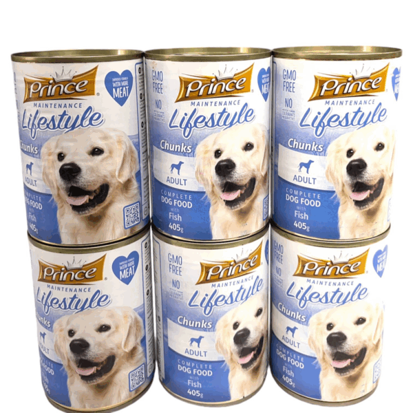 Prince Life Style Chunks With Fish 405 G - 6 Pcs - برينس لايف ستايل قطع مع السمك 405 جرام - 6 قطع