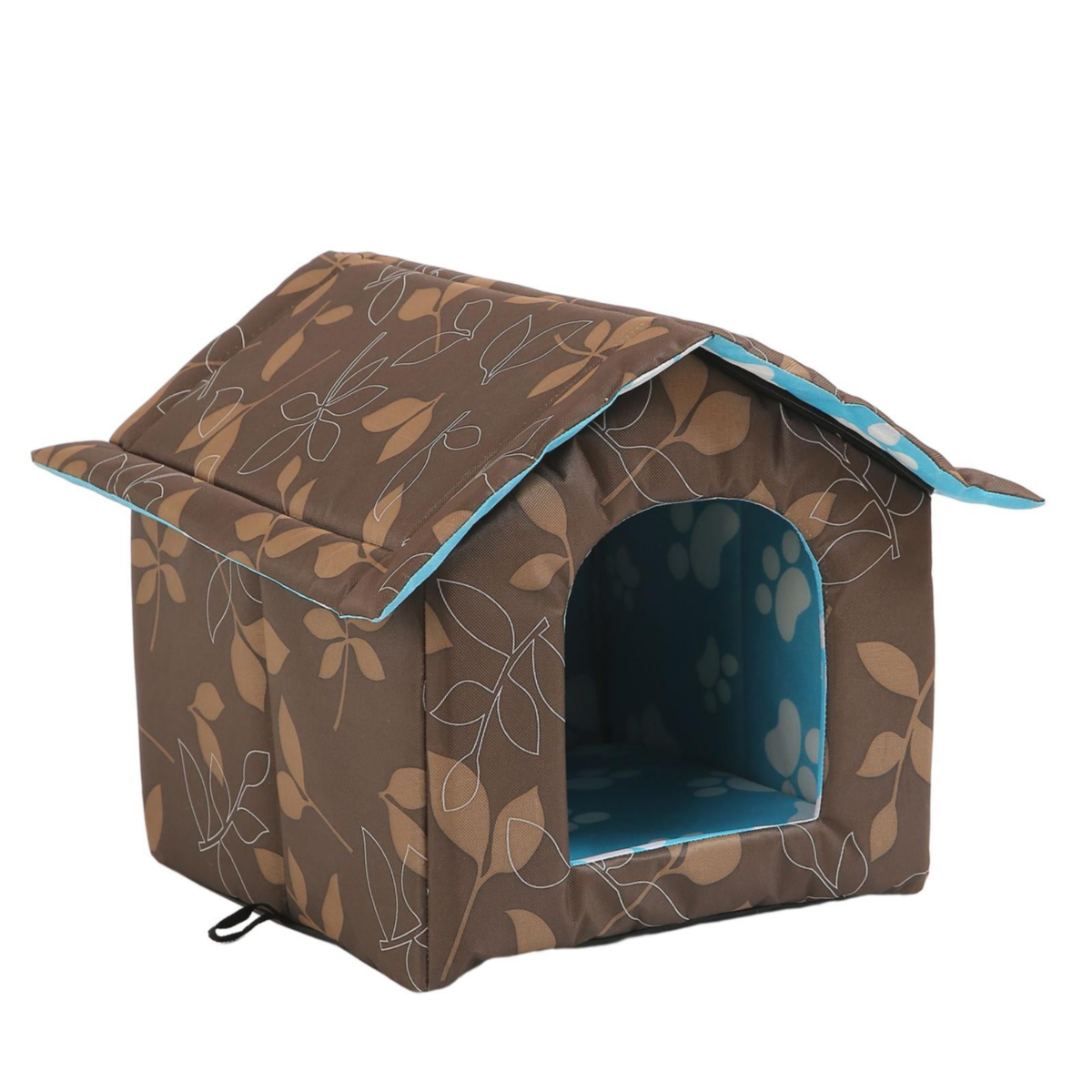 Foldable Warm Soft Easy To Assemble Pet House - Length 52 Cm, Width 40 Cm, Height 42 Cm-بيت للحيوانات الأليفة قابل للطي، دافئ وناعم وسهل التركيب , الطول 52 سم، العرض 40 سم، الارتفاع 42 سم