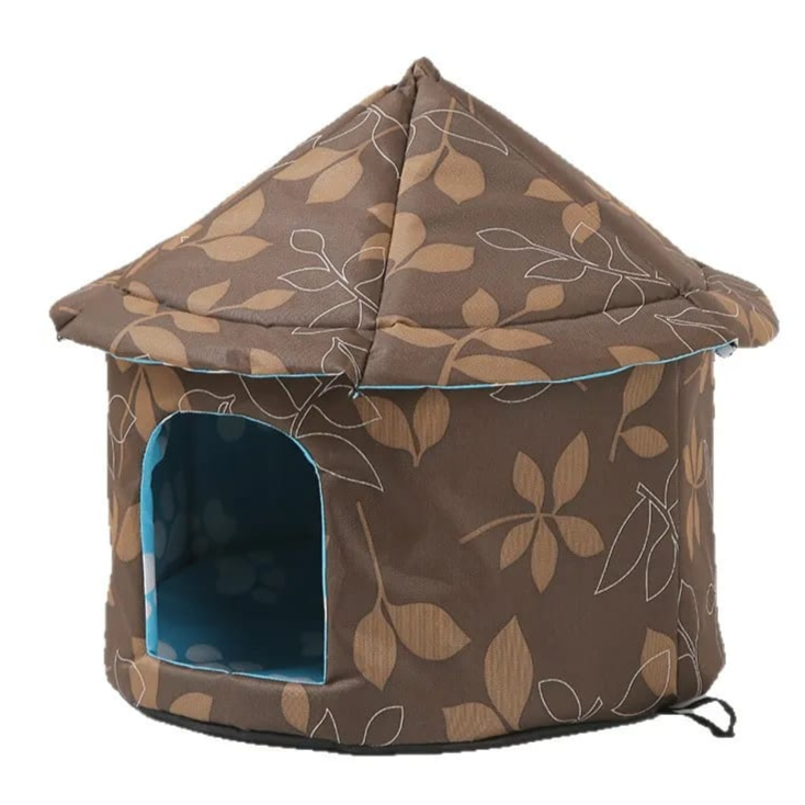 Pet House For Pets -Foldable and Detachable Design Height 47 cm , Diameter 42 cm-منزل قابل للطي سهل التركيب خفيف الوزن , الارتفاع 47 سم، القطر 42 سم