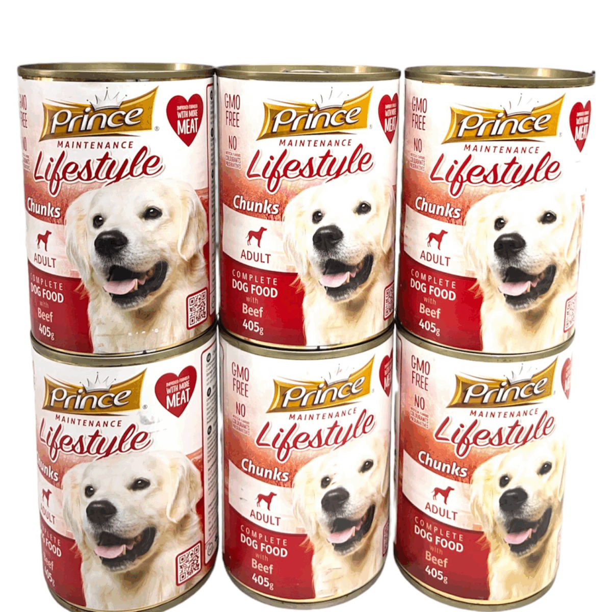 Prince Life Style Chunk Beef 405 G - 6 Pcs - برينس لايف ستايل قطع لحم بقر 405 جرام - 6 قطع