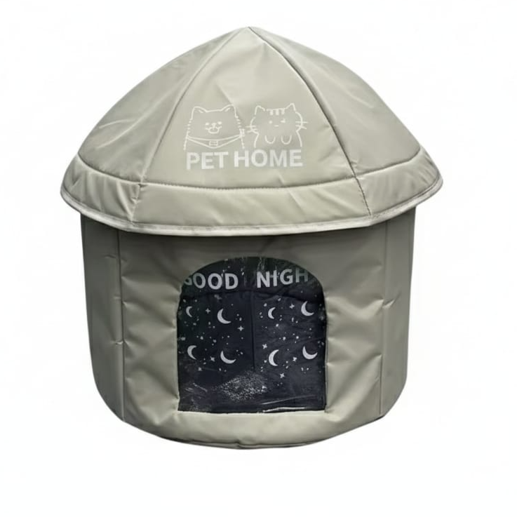 Pet House, Lightweight,waterproof, Easy To Set Up, Length 35 cm, Weight 35 cm, Height  50 cm-بيت الحيوانات الاليفة خفيف الوزن، مقاوم للماء سهل التركيب , الطول 35 سم، الوزن 35 سم، الارتفاع 50 سم