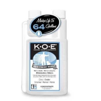 dorcide K.O.E Kennel Odor Eliminator Concentrate – For Cages, Runs & More – For Home & Kennel w/Safe, Non-Enzymatic Formula - مركز مزيل روائح الكلاب Odorcide K.O.E – للأقفاص، وأماكن اللعب، وأكثر – للمنزل وبيوت الكلاب بتركيبة آمنة وغير إنزيمية