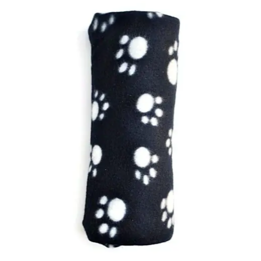 Soft And Lightweight Blanket -black- Length 102cm Width 71.5 - بطانية ناعمة وخفيفة -اسود- الطول 102 سم العرض 71.5 سم