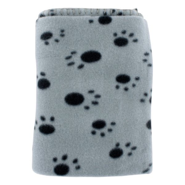 Soft And Lightweight Blanket-Gray- Length 102Cm Width 71.5 - بطانية ناعمة وخفيفة -رمادي -الطول 102 سم العرض 71.5 سم