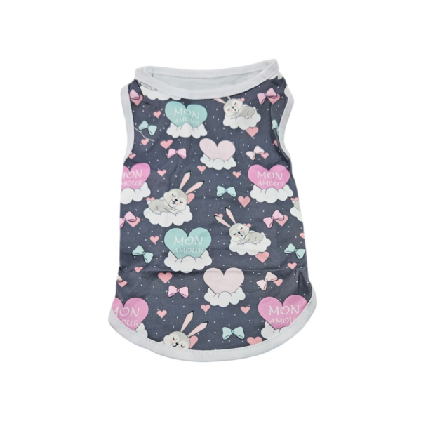 summer soft comfortable Shirt for pet, suitable for Daily Wearing - size small - قميص صيفي ناعم ومريح للحيوانات الأليفة، مناسب للارتداء اليومي - مقاس صغير