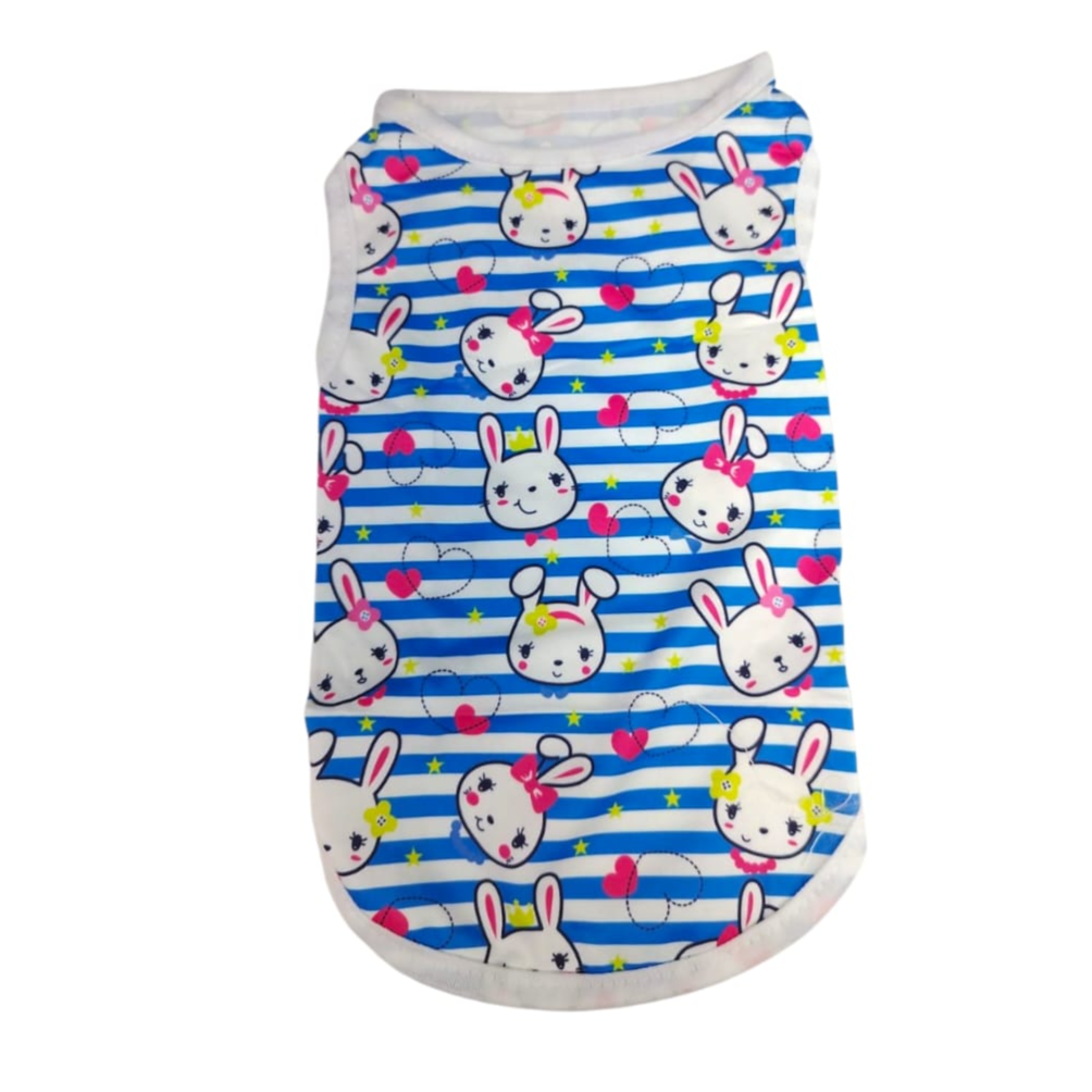 Summer Soft Comfortable Shirt For Pet, Suitable For Daily Wearing - Size Small - قميص صيفي ناعم ومريح للحيوانات الأليفة، مناسب للارتداء اليومي - مقاس صغير