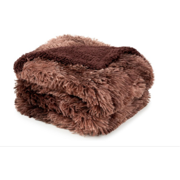 PetAmi Waterproofpet Blanket for Medium Large Dogs,  Soft Reversible Leakproof 102*73 CM  Cream Brown-بطانية PetAmi المقاومة للماء للكلاب المتوسطة والكبيرة، ناعمة وقابلة للعكس ومقاومة للتسرب، مقاس102*73 cm، لون بني